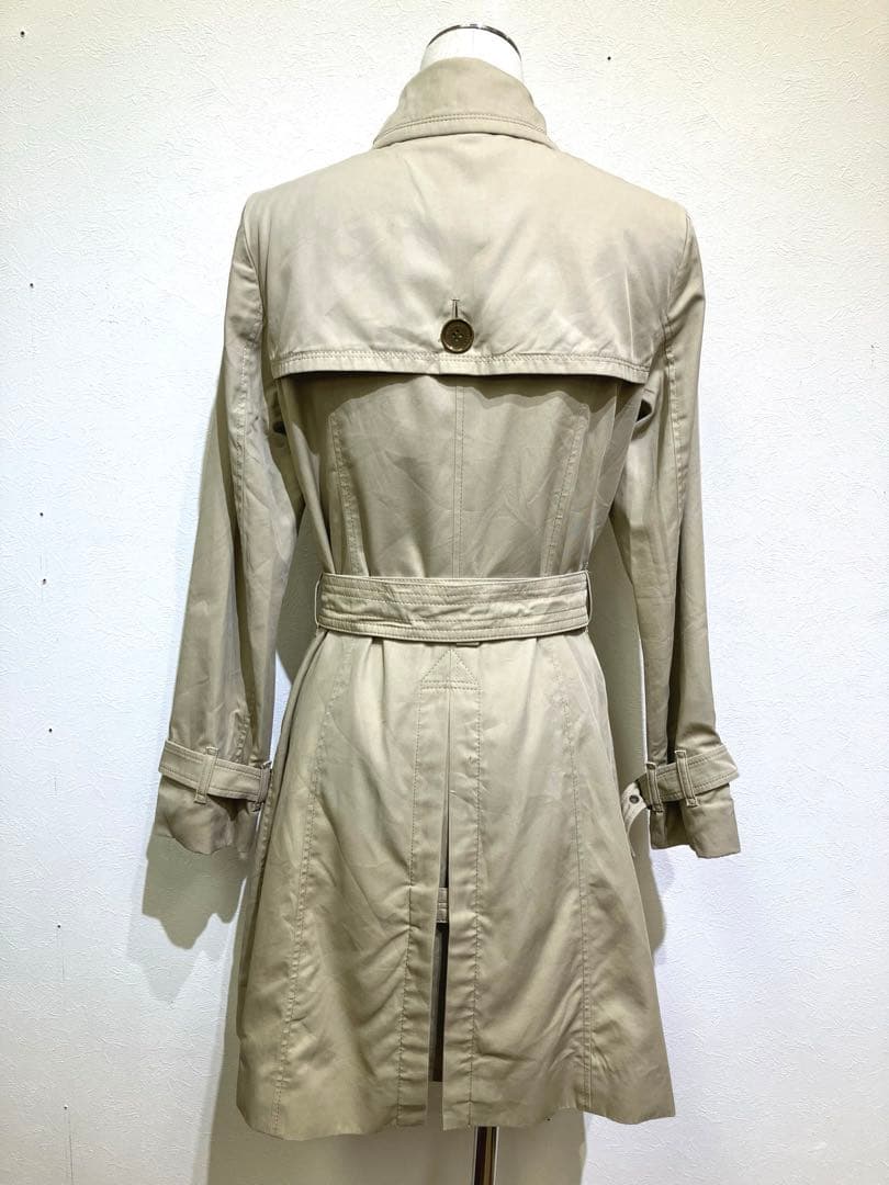 バーバリーブルーレーベル トレンチコート 38 ライナーベルト　ノバチェック
