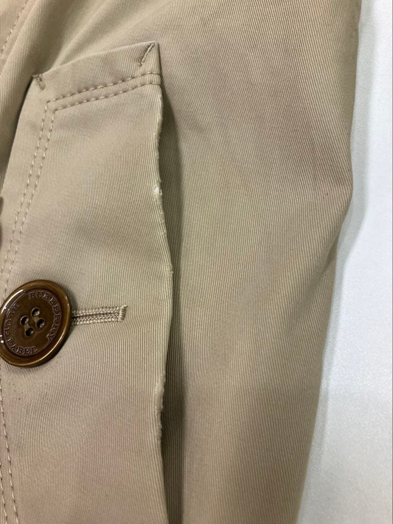 バーバリーブルーレーベル トレンチコート 38 ライナーベルト　ノバチェック