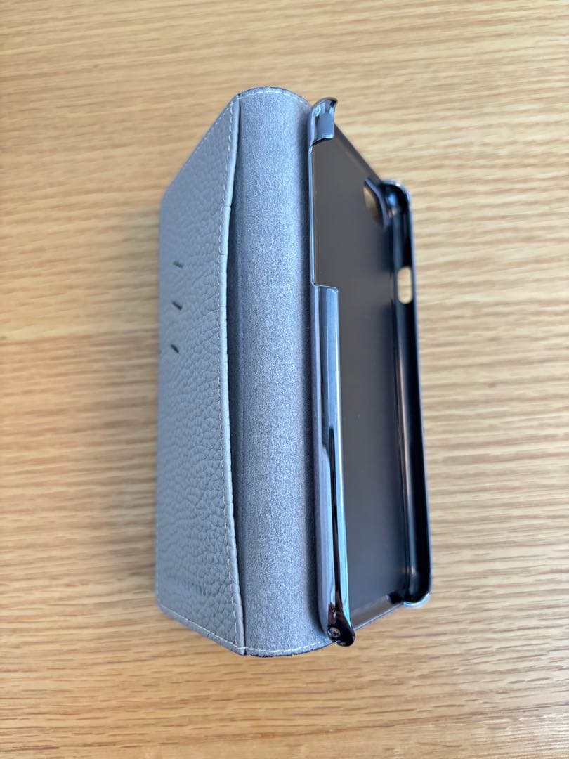 ボナベンチュラ　iPhone SE ダイアリーケース シュリンクレザー