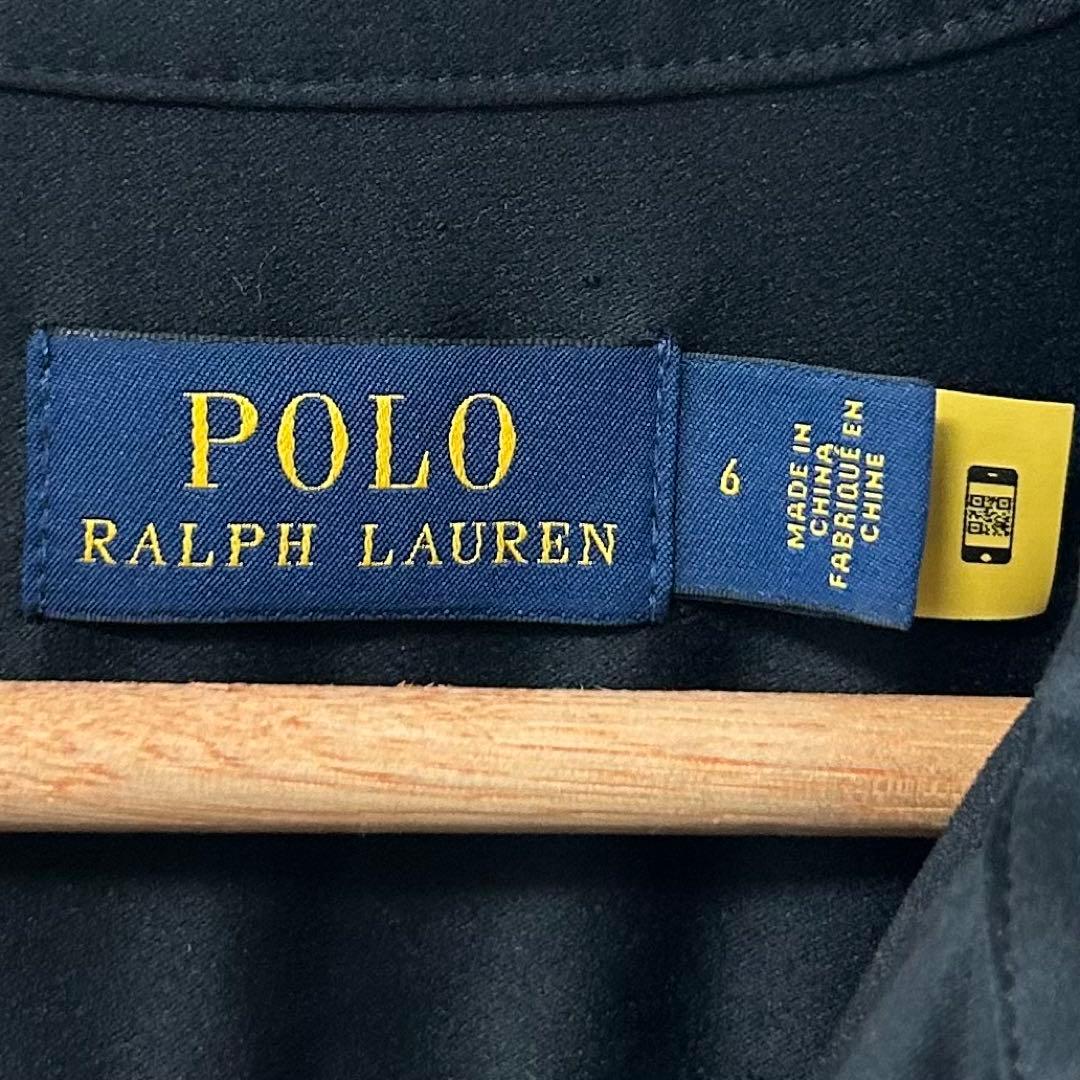 ラルフローレン　プリーツワンピース　ブラック　6