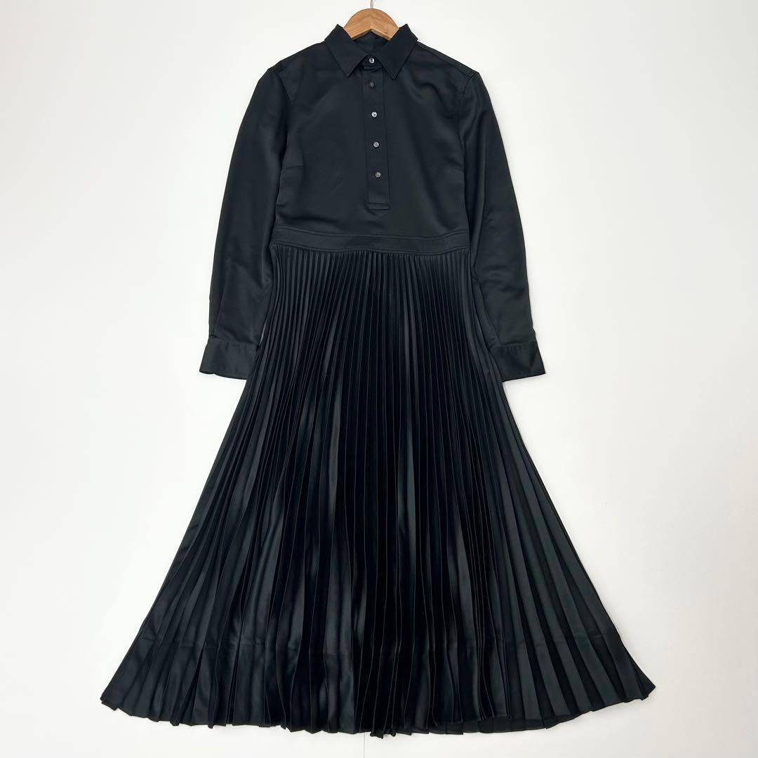 ラルフローレン　プリーツワンピース　ブラック　6