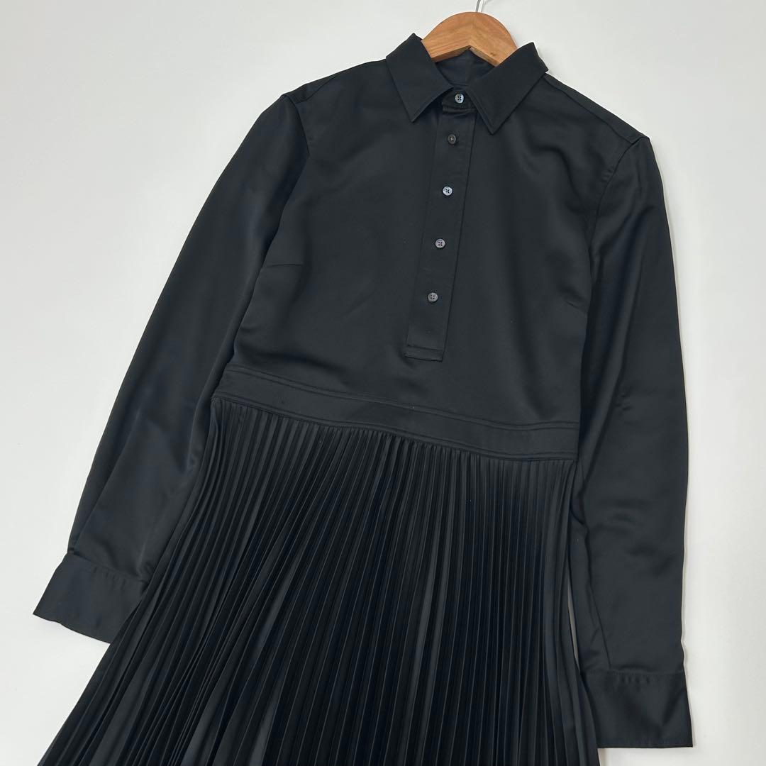 ラルフローレン　プリーツワンピース　ブラック　6
