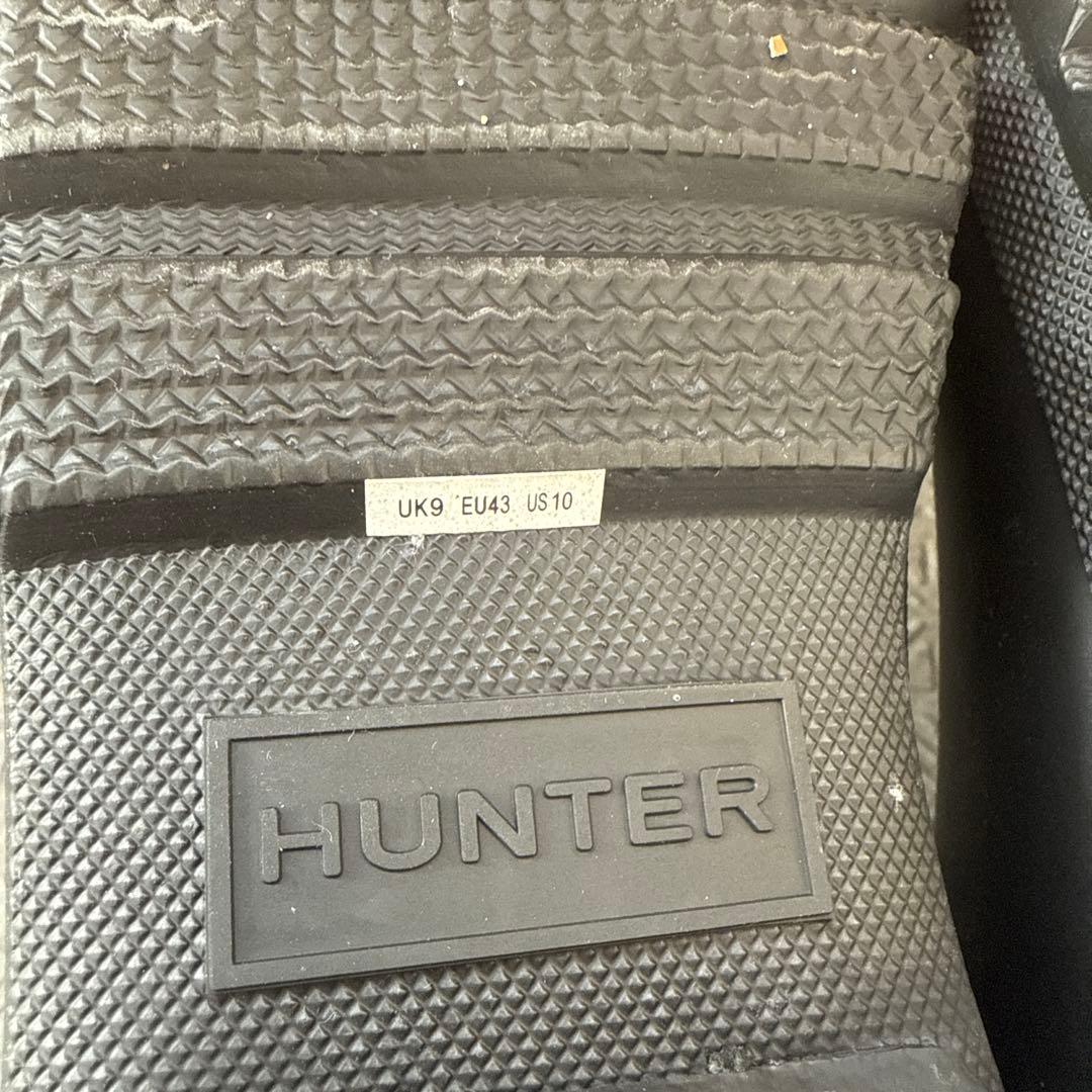 HUNTER チェルシー　28cm ブラック サイドゴア ショートブーツ