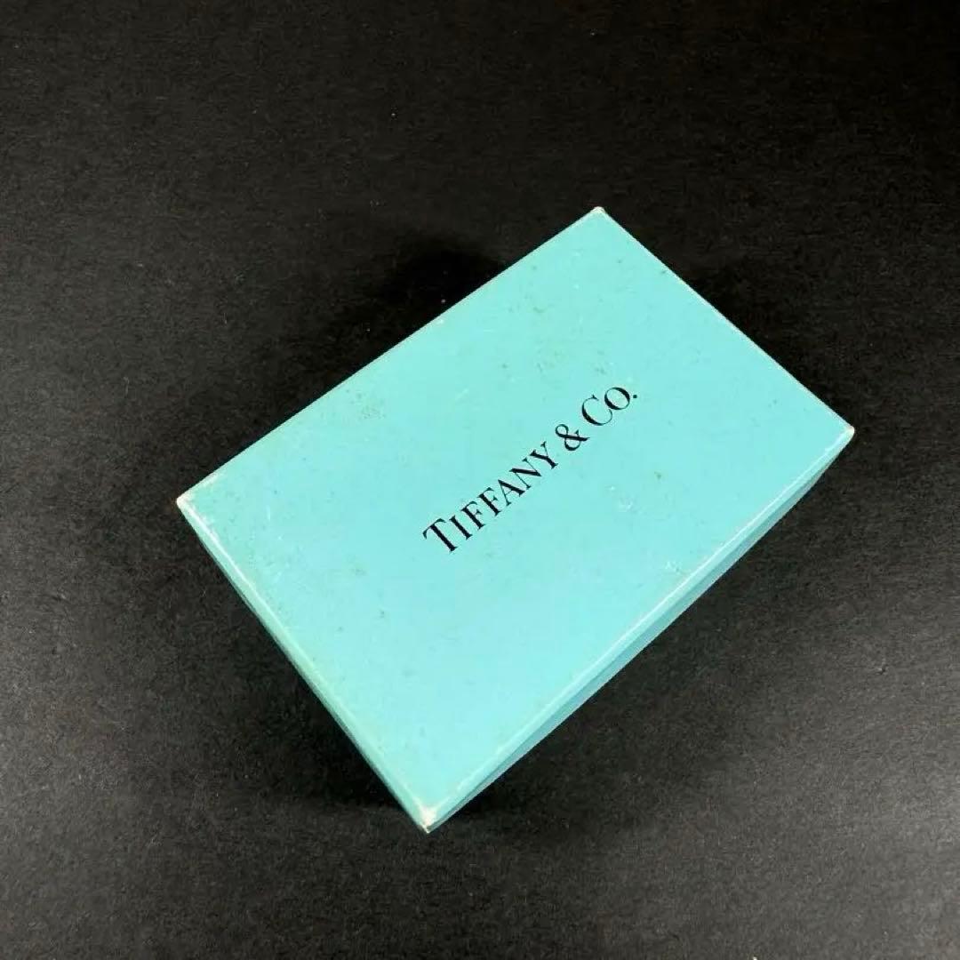 良品 ティファニー カフス ビーン 豆 シルバー925 カフリンクス ボタン 箱