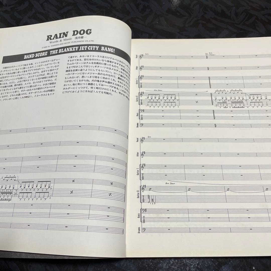 バンドスコア　THE BLANKEY JET CITY - BANG!