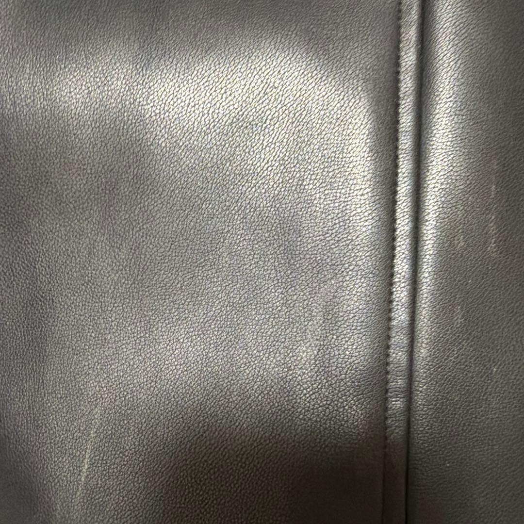 ジャケット・アウター meltthelady leather like trench coat bk