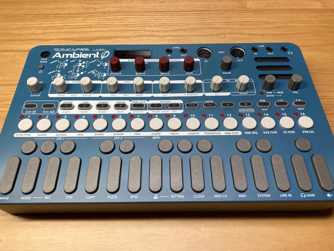 美品 Sonicware LIVEN Ambient Ø 純正アダプター付き