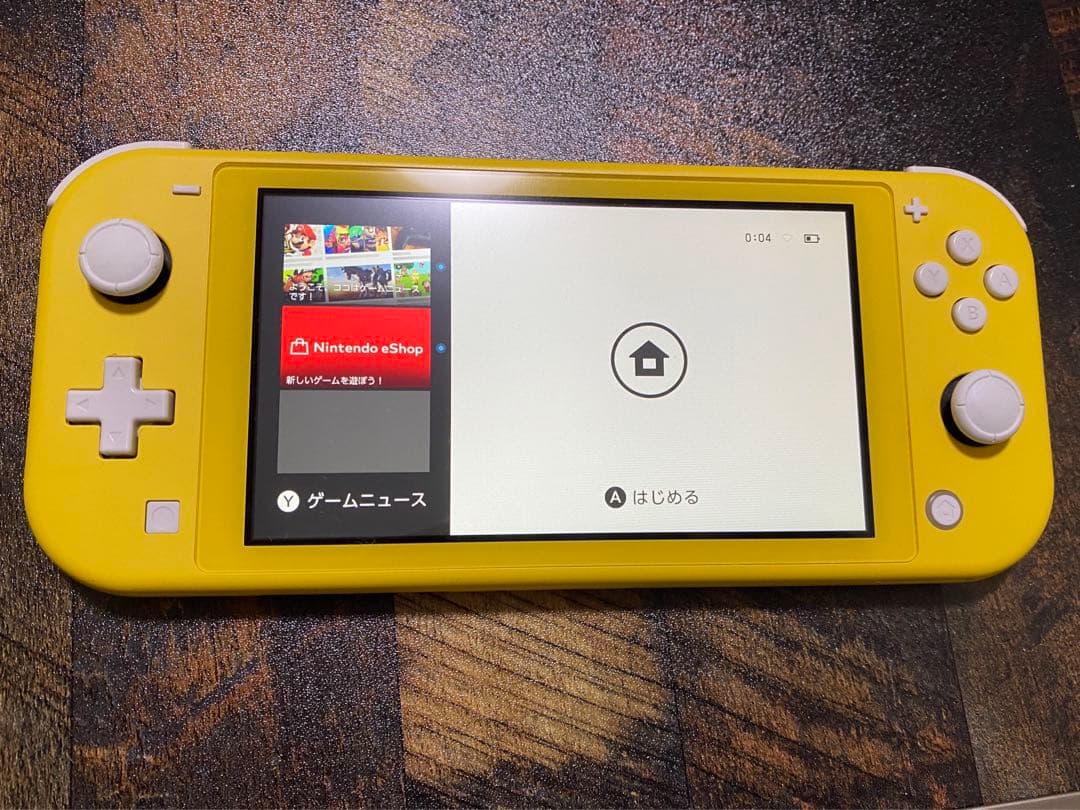Switch lite 本体 イエロー 動作確認済み 充電器付き 箱無し