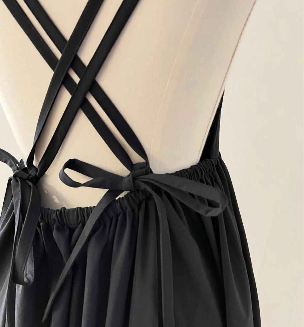 rosy monster フレアーオールインワンブラック　Ssize