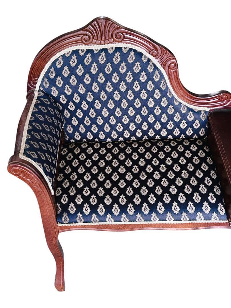 タロッコ テレフォンベンアンティーク風 クラシック 天然木 猫足 猫脚