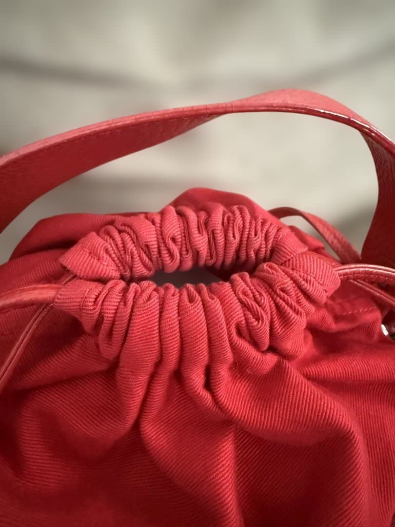 アヤコバッグ　ポタリバッグ　レッド