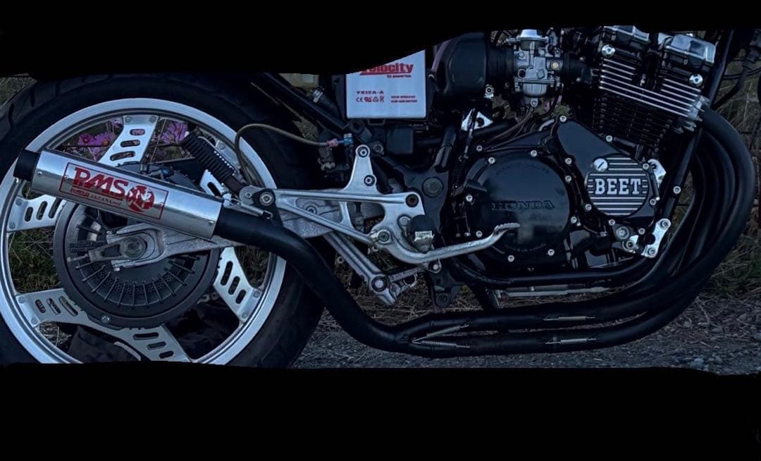 CBX400F PMS 漣 No.8黒鉄 限定30本 CBR400F マフラー