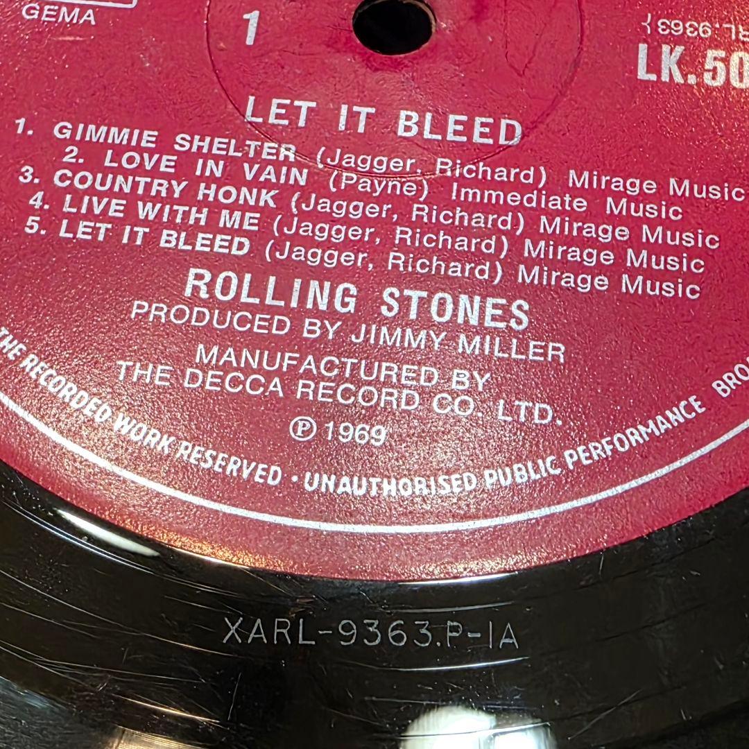 凱*門様 美品 初期UKモノラル盤 ローリングストーンズ LP レット・イット・