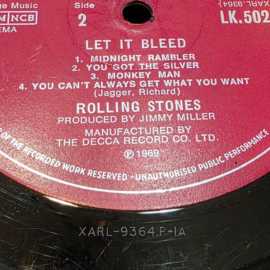 凱*門様 美品 初期UKモノラル盤 ローリングストーンズ LP レット・イット・