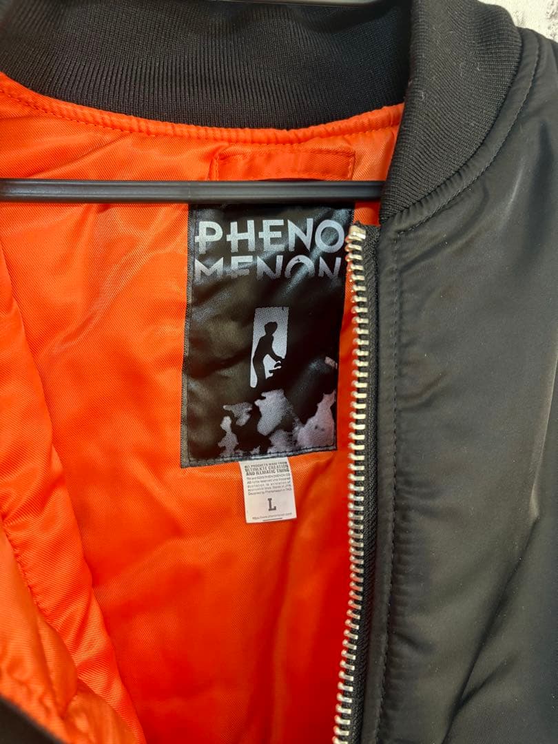 PHENOMENON ブラック LOOP MA-1ジャケット Lサイズ 黒