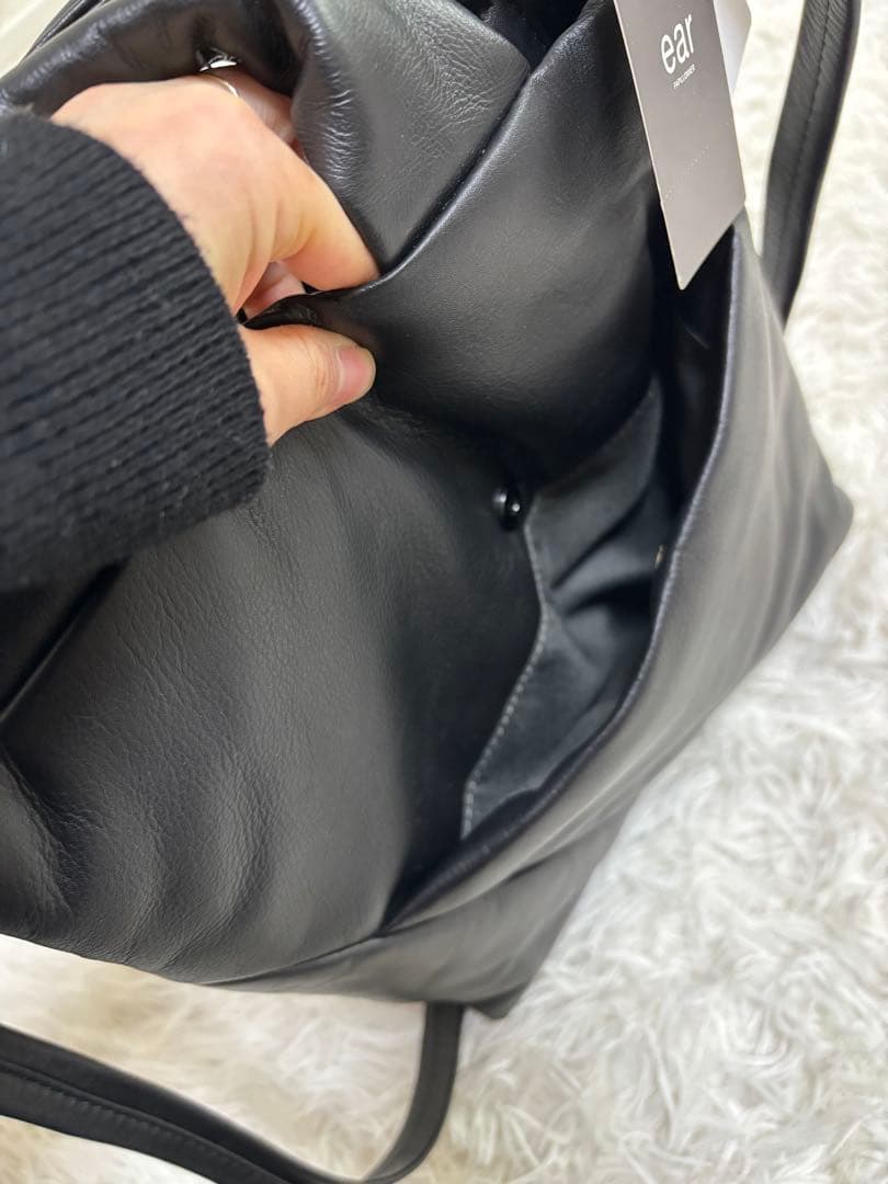 イアパピヨネ　本革2way ボンディングぺったんショルダーバッグ Sサイズ