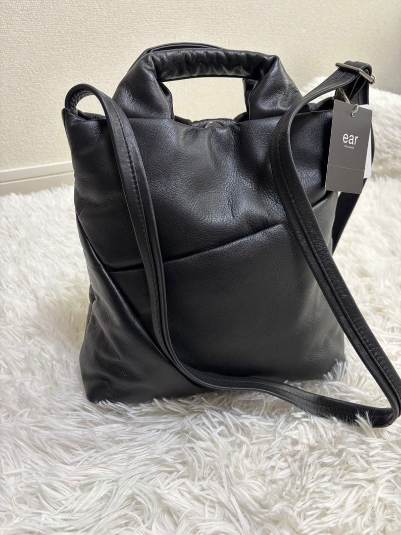 イアパピヨネ　本革2way ボンディングぺったんショルダーバッグ Sサイズ