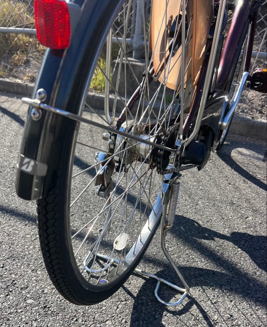 ブリジストンアシスタ電動アシスト自転車前後ブレーキワイヤー新品交換後関東圏配送