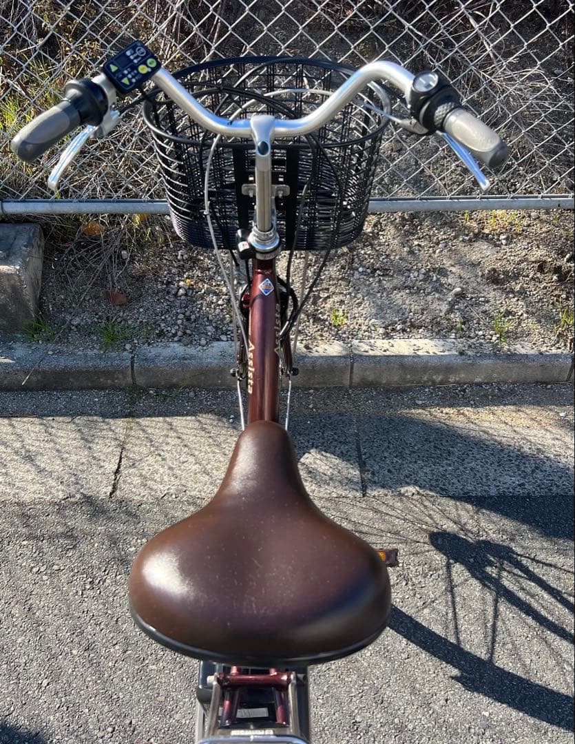 ブリジストンアシスタ電動アシスト自転車前後ブレーキワイヤー新品交換後関東圏配送