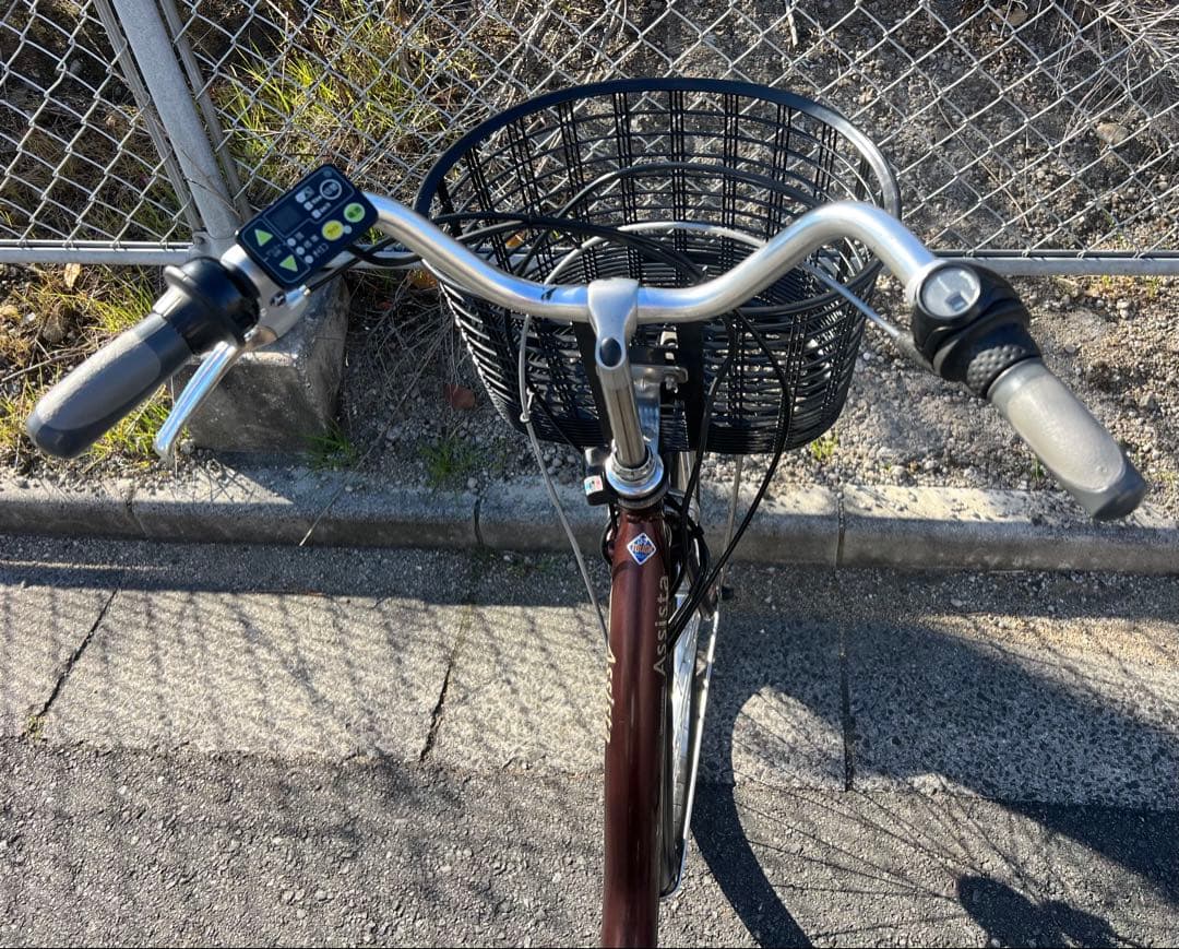 ブリジストンアシスタ電動アシスト自転車前後ブレーキワイヤー新品交換後関東圏配送