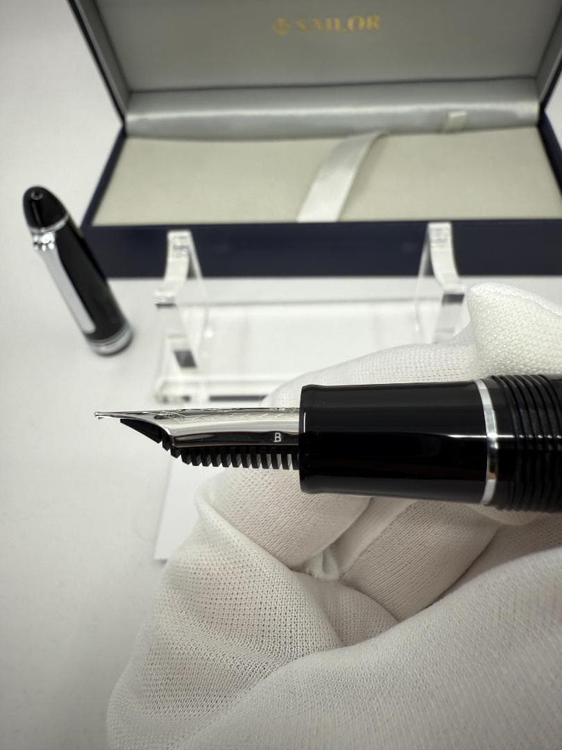 セーラー万年筆 プロフィット21 銀 ブラック 11-2024-620 太字 B