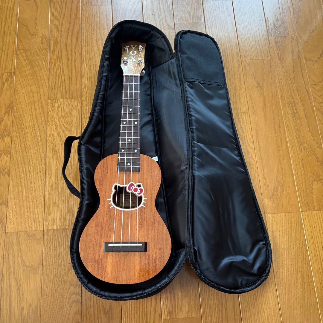 VOX/限定ハローキティウクレレVU-55Hk-NA-KO（ケース付き）