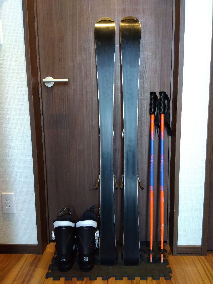 【ハイエンドモデル】SALOMON 子供用 スキーセット メンテ・WAX済み✔