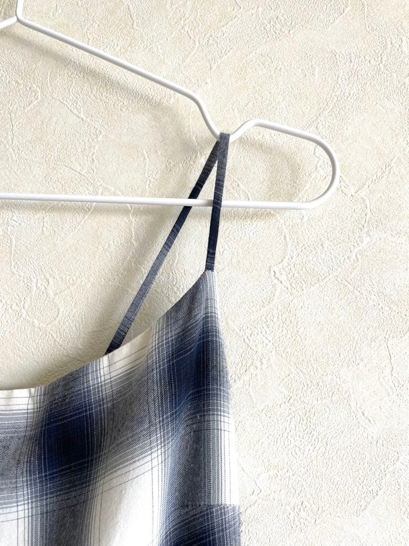 pheeny フィーニー　オールインワン　サロペット　オンブレ　チェック