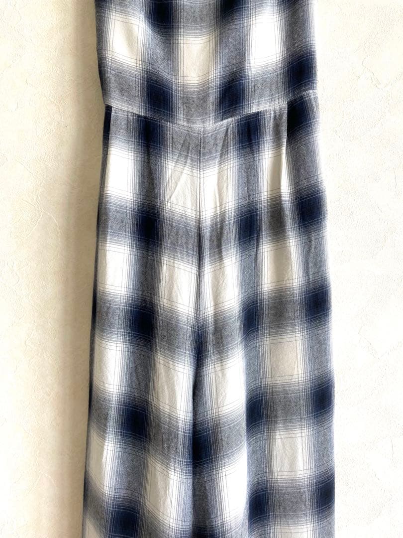 pheeny フィーニー　オールインワン　サロペット　オンブレ　チェック