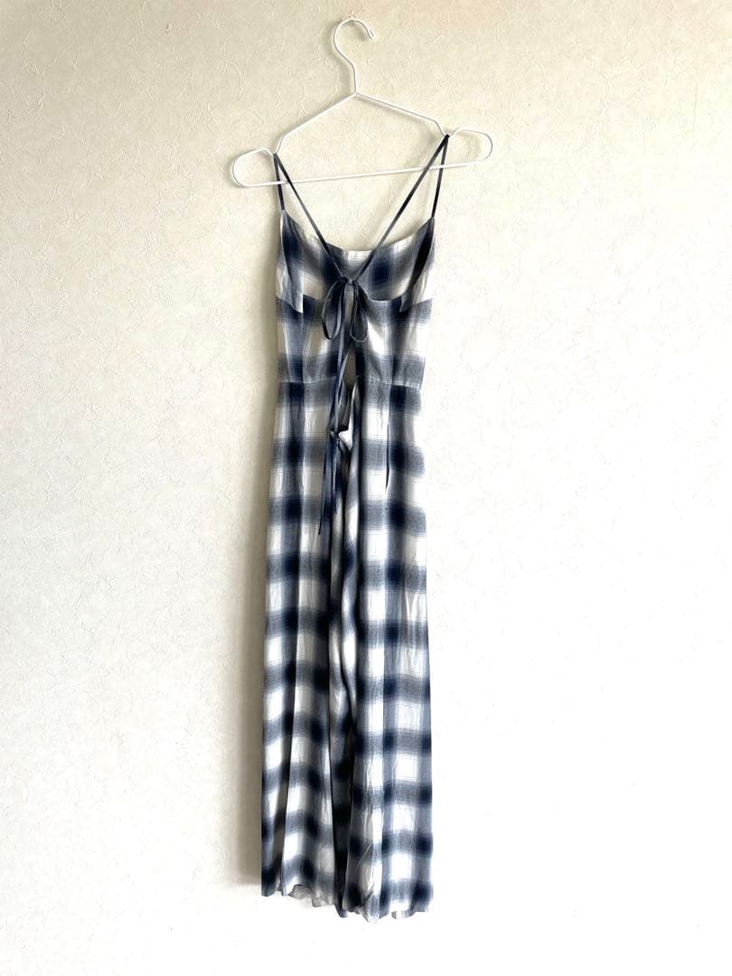 pheeny フィーニー　オールインワン　サロペット　オンブレ　チェック