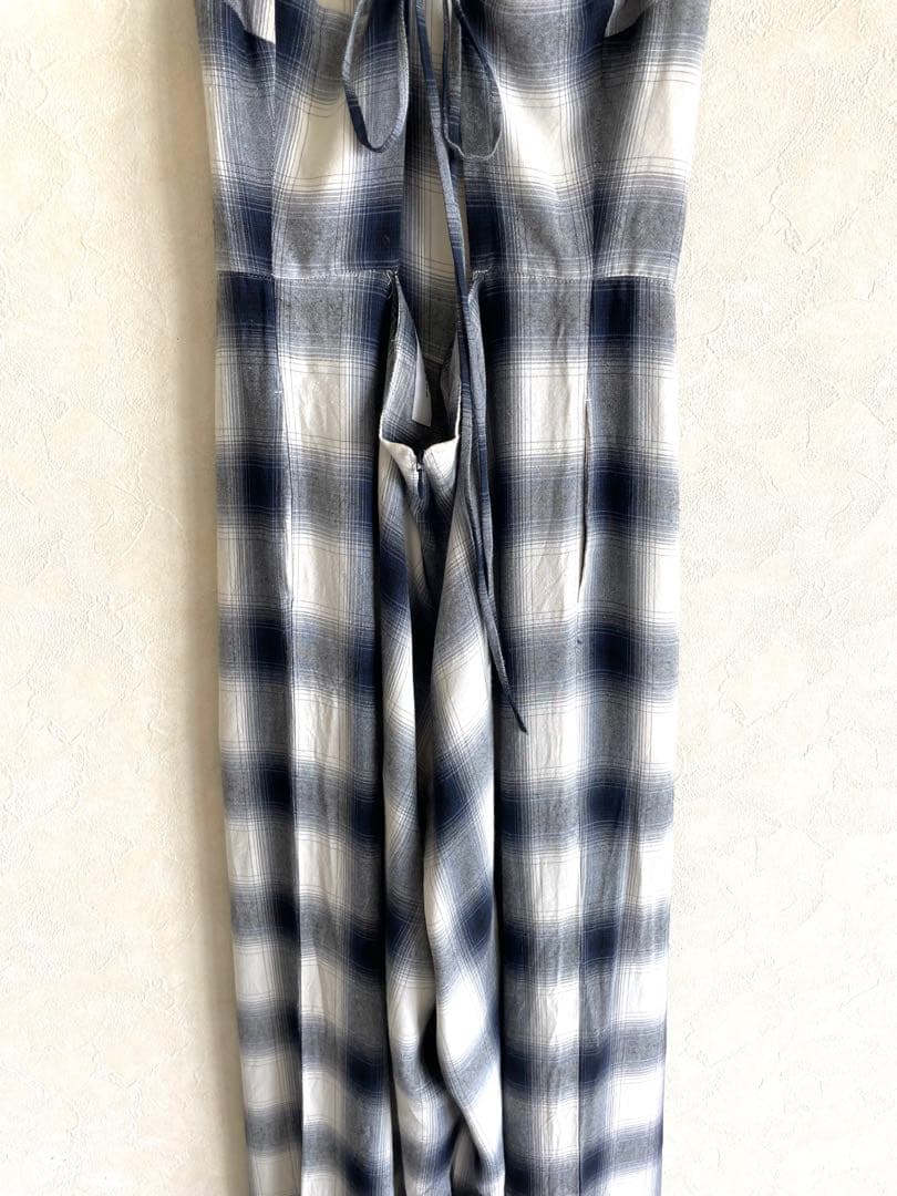 pheeny フィーニー　オールインワン　サロペット　オンブレ　チェック