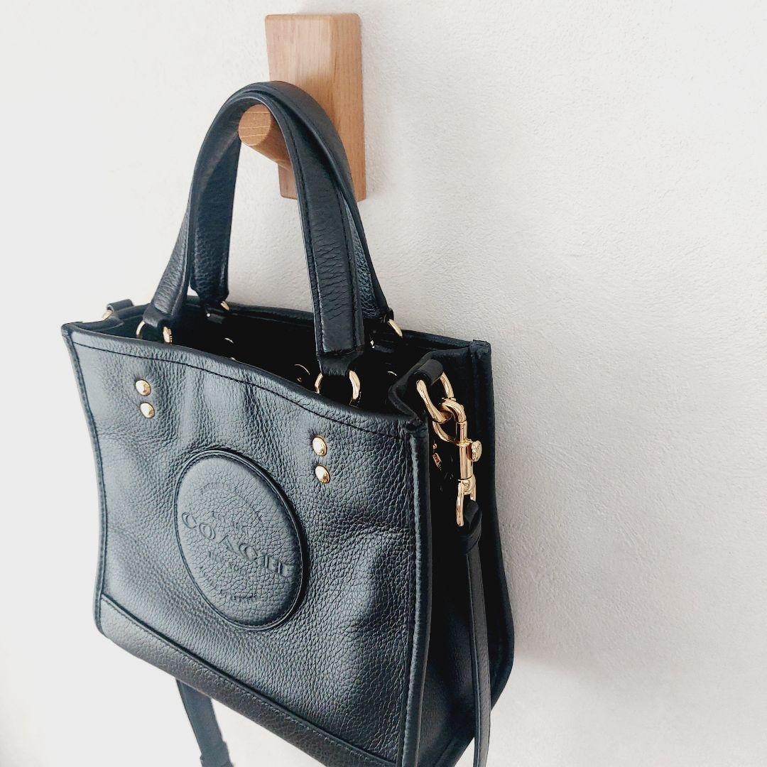 COACH コーチブラック デンプシー トートバッグ