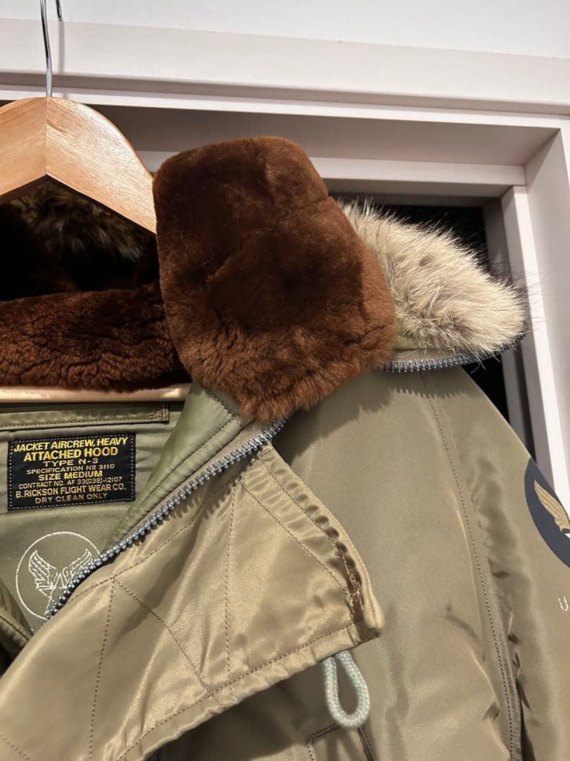 s*i様 90s バズリクソンズ　M品番　初期　N-3 フライトジャケット