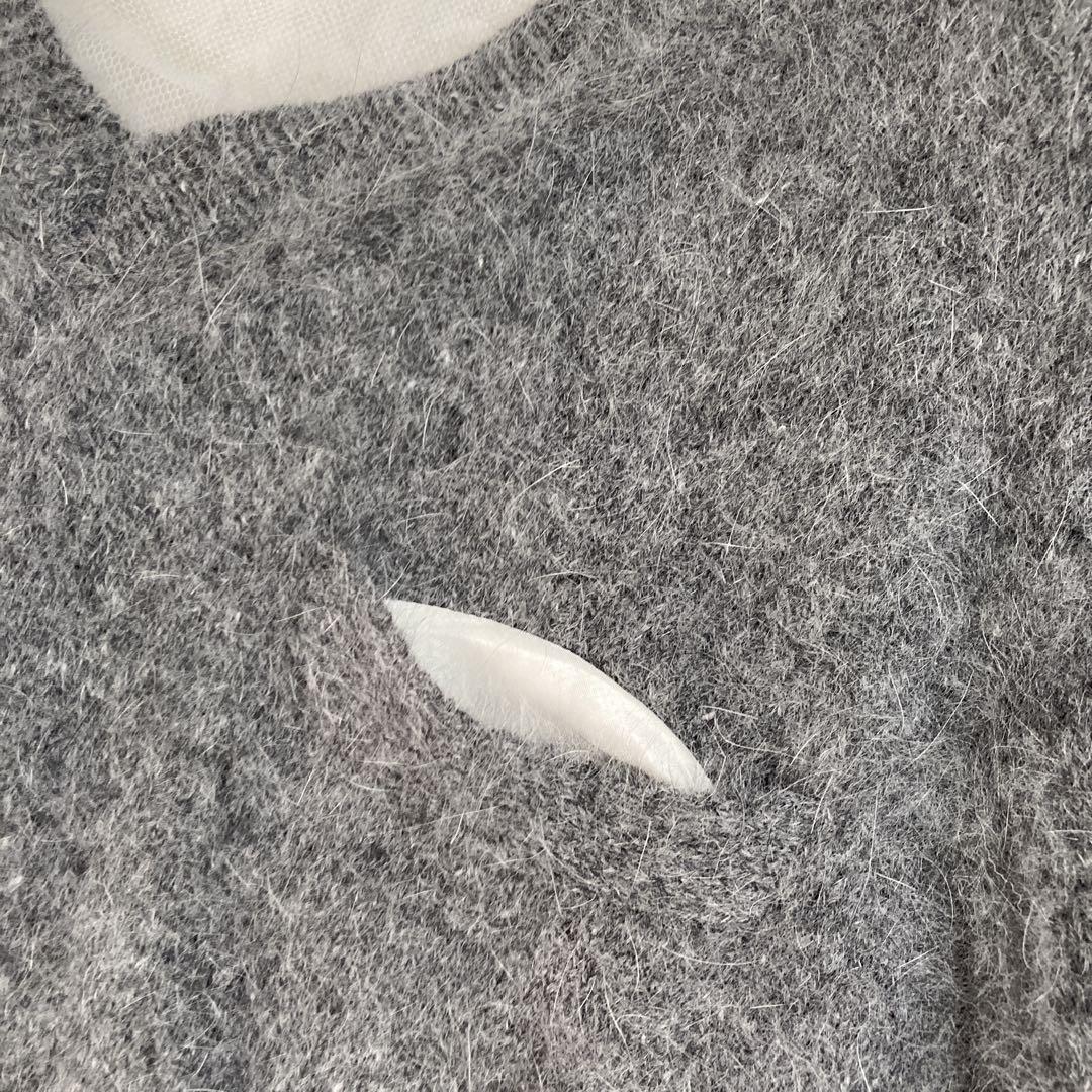 あかあかsacai luck サカイラック ニット　チュニック　アンゴラ