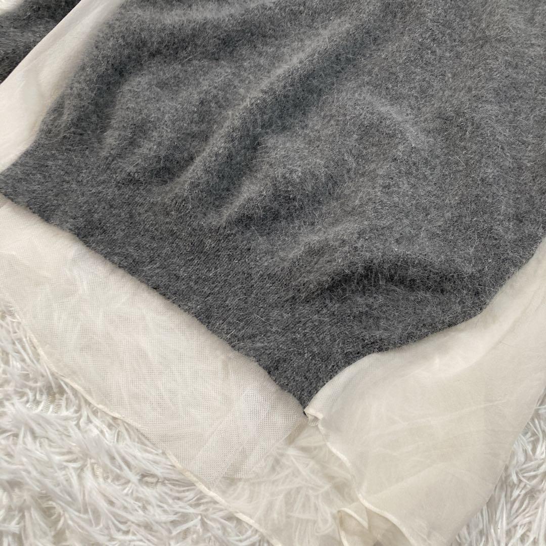 あかあかsacai luck サカイラック ニット　チュニック　アンゴラ