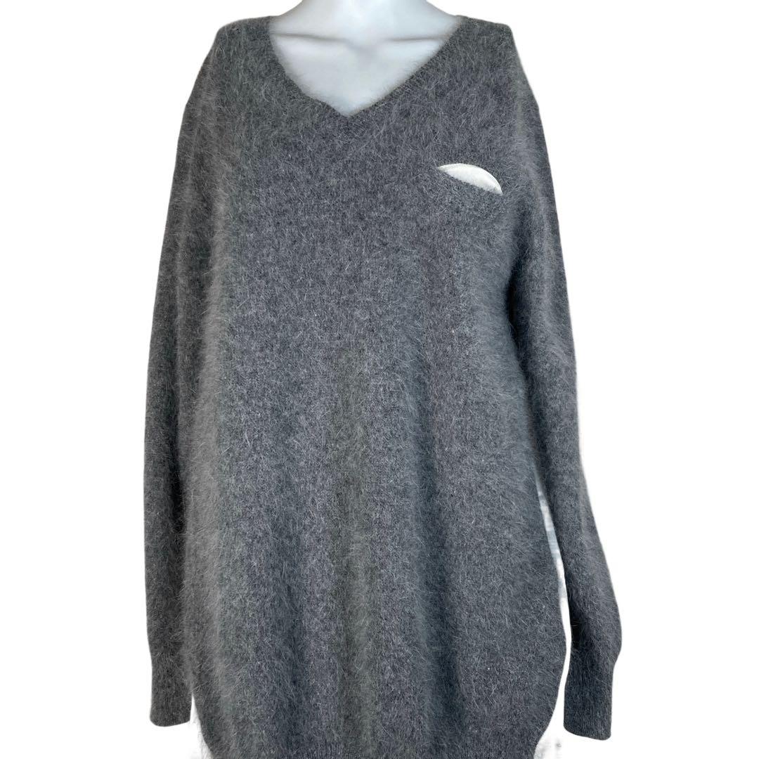 あかあかsacai luck サカイラック ニット　チュニック　アンゴラ