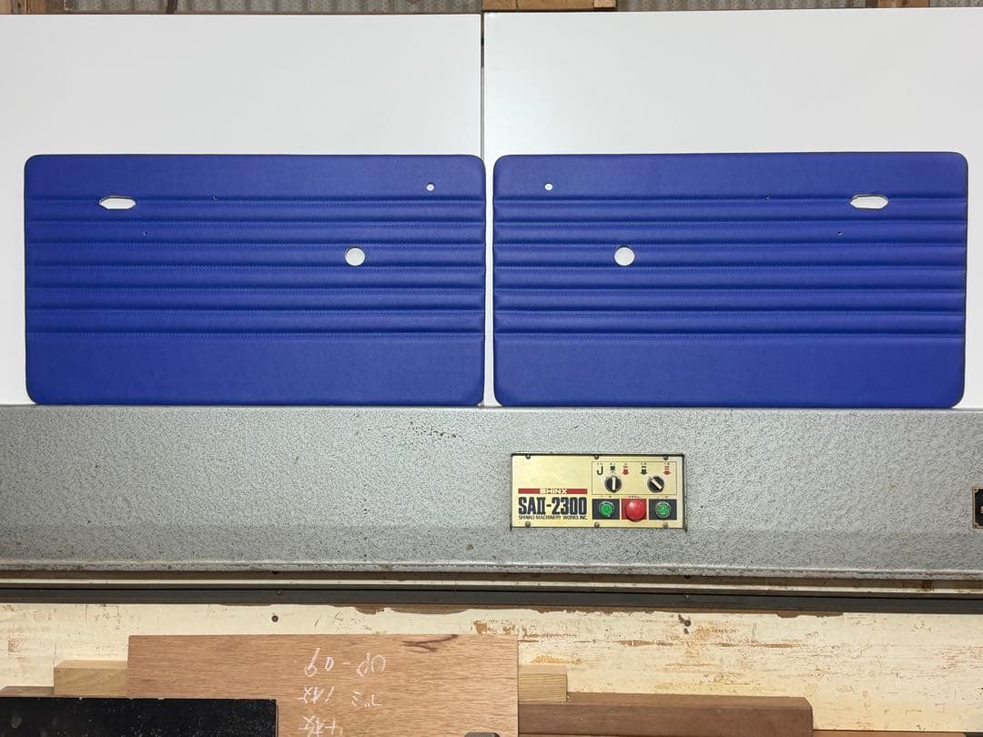 ★ たかくんモーリス・ローバー ミニ用内張り ブルー前後4枚セット ★