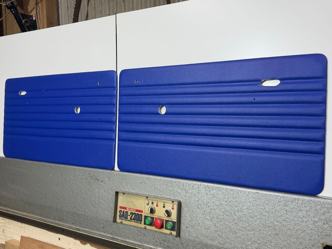 ★ たかくんモーリス・ローバー ミニ用内張り ブルー前後4枚セット ★