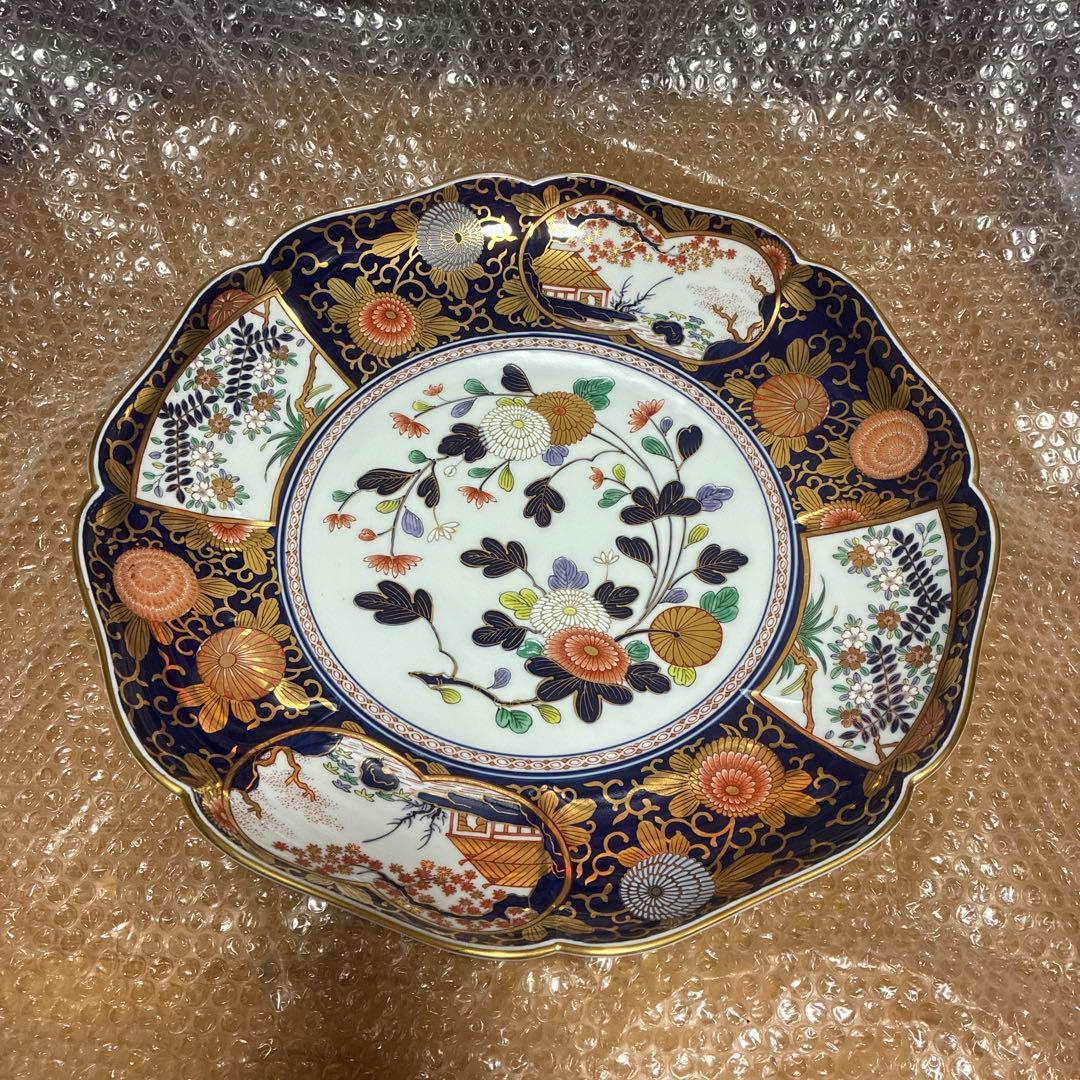 有田焼　古伊万里　其泉 大皿 直径39cm 陶器 伝統工芸