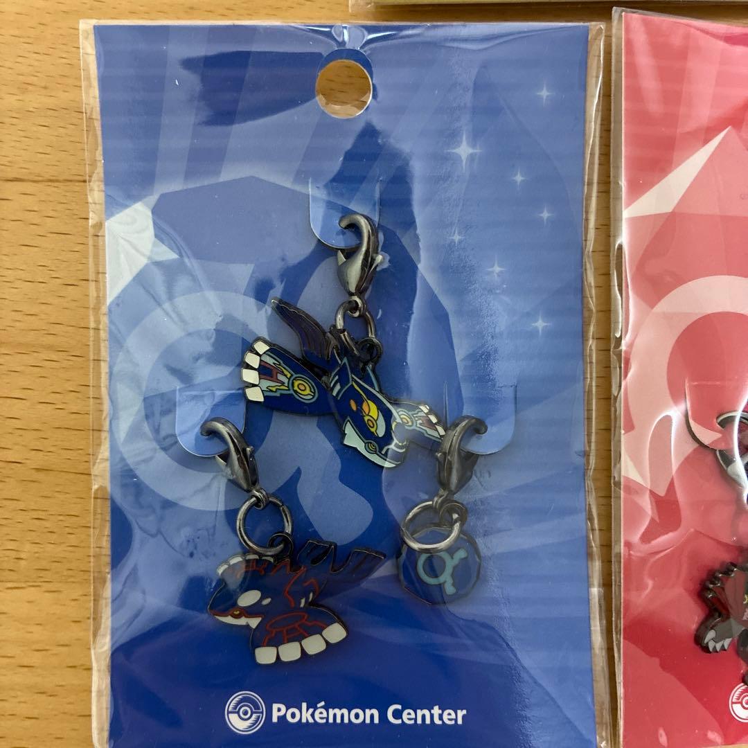 ポケモンセンター　メタルチャーム　レックウザ　ゲンシグラードン　ゲンシカイオーガ