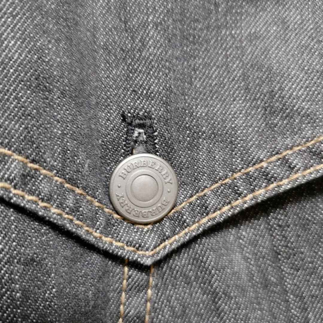 BURBERRY ブラック デニムジャケット Ｇジャン 44
