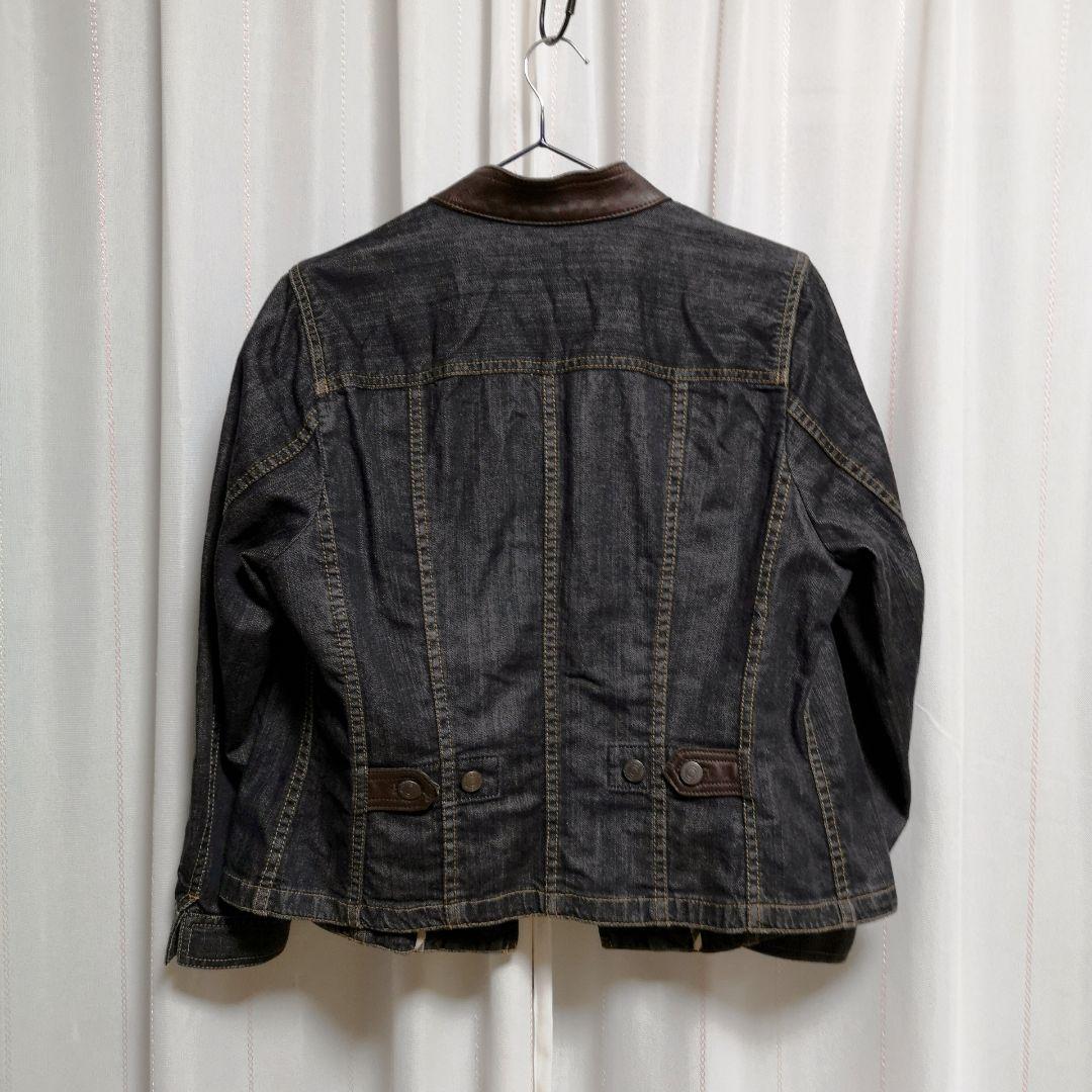 BURBERRY ブラック デニムジャケット Ｇジャン 44