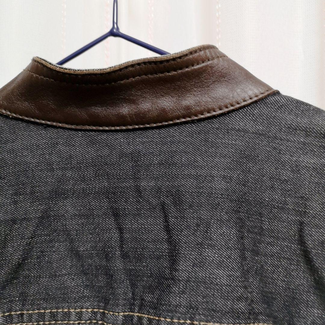 BURBERRY ブラック デニムジャケット Ｇジャン 44