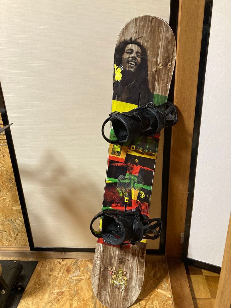 Burton 150 スノーボード セット　ボブ・マーリー