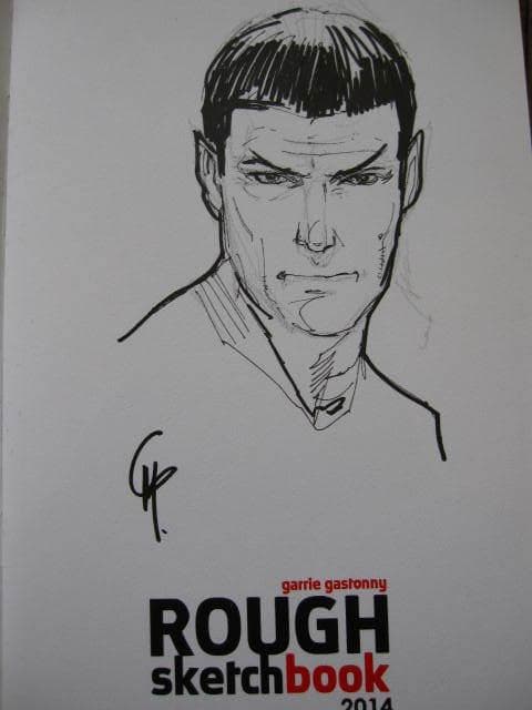 Garrie Gastonny ROUGH sketchbook　限定100部