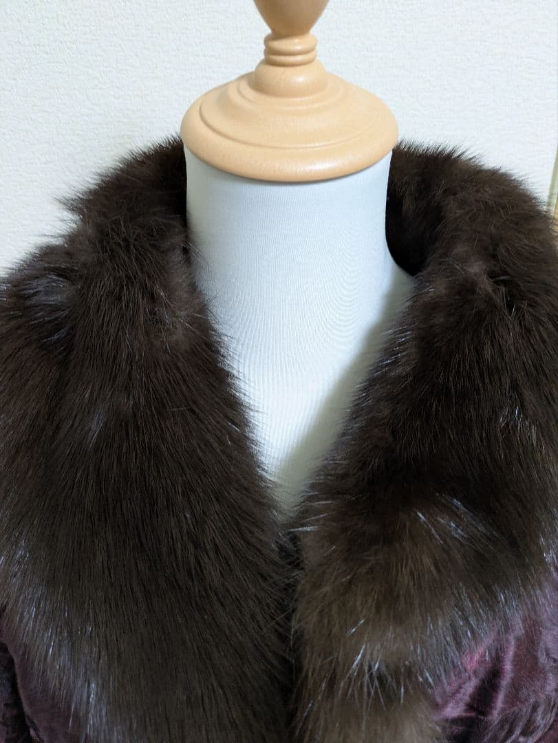 VIOLIT様から専用特割中！パープル ファー付き テーラードジャケット