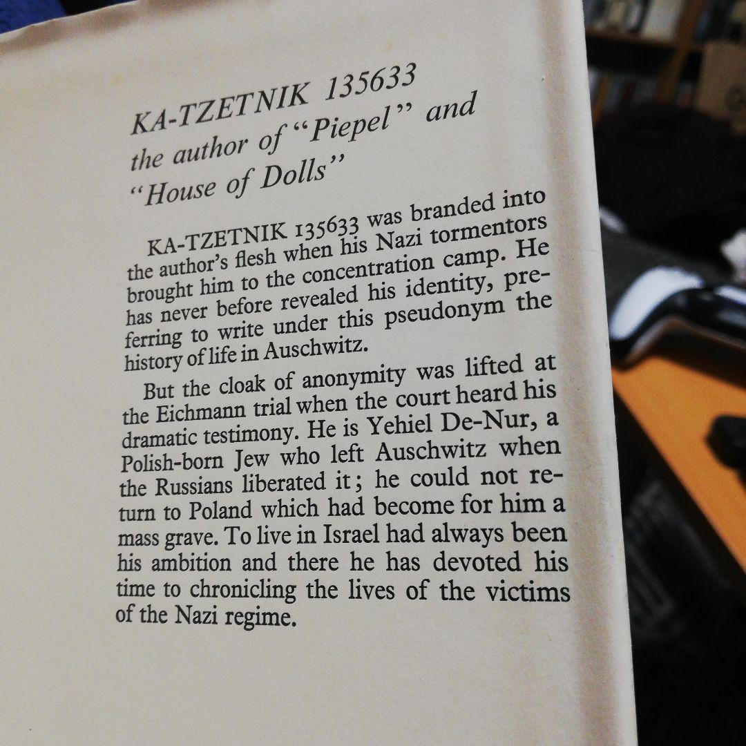 洋書 Piepel by Ka-Tzetnik 135633