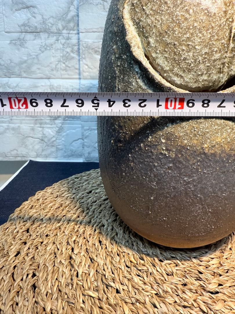 ☆美品☆信楽焼　電動つくばい 癒し