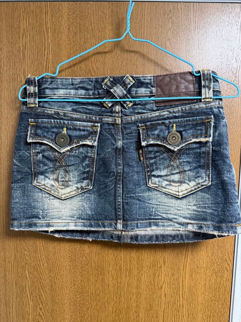 d.i.a. ダメージデニムミニスカート