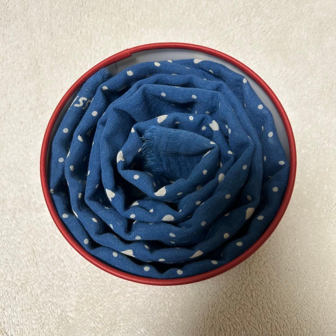 ポータークラシック インディゴ ガーゼストール 手染め